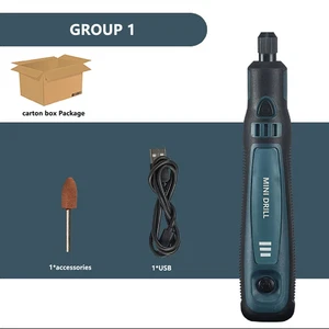 Cordless Electric Drill Grinder Dremel Rotary Tool Rechargeable Battery Woodwork - Picture 1 of 19