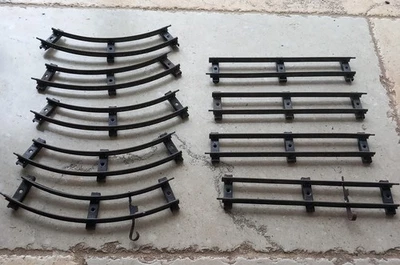 x9 Vintage Hornby / Meccano  O Gauge Railway Track Job Lot - Image 1 of 4