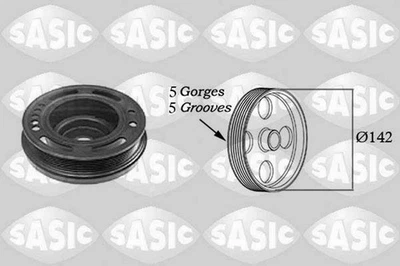 SASIC Poulie damper (vilebrequin) Poulie Damper 2156024 pour OPEL ZAFIRA B (A05) - Photo 1/4