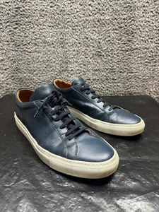 Zapatilla deportiva Common Projects original de cuero con cordones de Aquiles azul para hombre talla 46 EE. UU. - Imagen 1 de 11