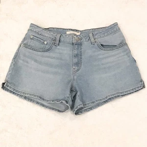 Levi’s A-Line W31 (US 12/13) Denim Shorts Women’s Light Wash 001S4-0004 - Picture 1 of 9