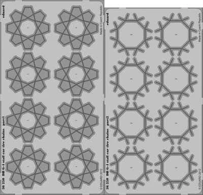 CATENE PER PNEUMATICI PER AUTO PERSONALE EDUARD 36250 DB G-4 1/35 - Immagine 1 di 1