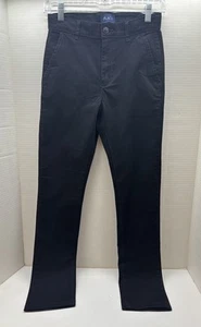 The Childrens Place Pants Boys 14 Slim Black Chino Skinny Stretch - Picture 1 of 4