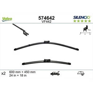 Valeo Silencio Wiper Blade Set Front VF442 574642 - Picture 1 of 4
