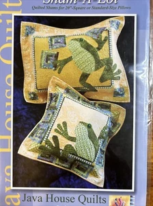 Sham A Lot Pillow Shams Java House Quilts #145 Pattern Uncut - Picture 1 of 3