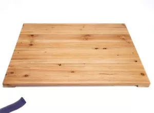 Noodle Board Stove Cover - 30 x 22”- Pine Wood Stove with Handles - Picture 1 of 6