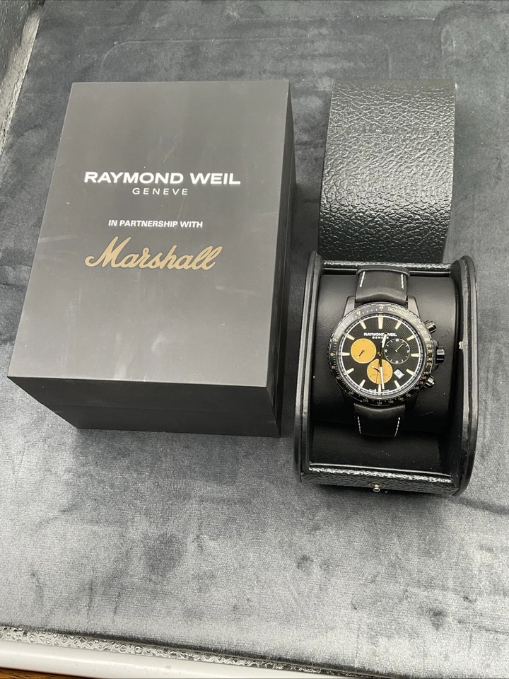 Raro Reloj Raymond Weil Marshall Caballeros Cronógrafo Edición Limitada 1000 En Caja  Foto 1 de 1