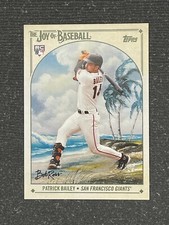 2023 Topps X Bob Ross Joy of Baseball PATRICK BAILEY San Francisco Giants RC #95