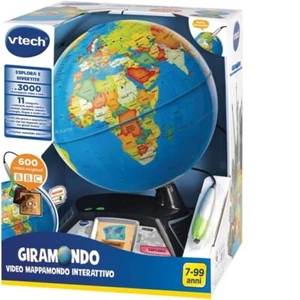 VTech Giramondo Video Mappamondo Interattivo con Penna Touch e Schermo 2.7" - Imagen 1 de 1