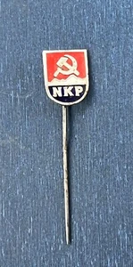 Raro Pin Insignia NORUEGA Partido Comunista NKP Esmalte - Imagen 1 de 2