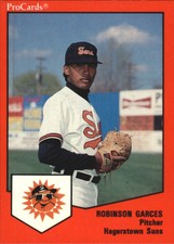 1989 Hagerstown Suns ProCards #281 Robinson Garces