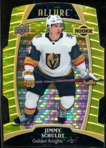 2019-20 Upper Deck Allure Yellow Taxi Die-Cut Jimmy Schuldt #61 Golden Knight RC - Picture 1 of 3