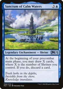 1x - Sanctum of Calm Waters - #68 Shrine - Core Set 2021 - NM MTG - Picture 1 of 1