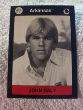 1991 Collegiate Collection Arkansas Razorbacks John Daly #48 Rookie RC