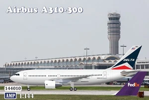 AMP 144009 Airbus A310-300 Pratt & Whitney - Delta Air Lines y FedEx 1/144 - Imagen 1 de 3