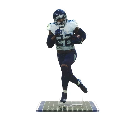 Derrick Henry Figure - #22 of Tennessee Titans Running for Touchdown Ornament Cover