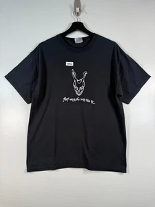 Vintage Hanes Herren Donnie Darko They Made Me Do It Film T-Shirt schwarz Gr. L 20,5 x 27,5 - Bild 1 von 8