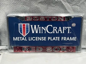 Boston Red Sox MLB Red Laser Cut License Plate Frame Wincraft - Picture 1 of 1