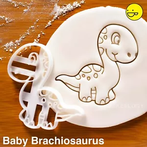 Baby Brachiosaurus cookie cutter | dinosaur jurassic kids long necked biscuit - Picture 1 of 4