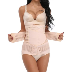 Faja Para Recuperacion De Cesarea Y Post Parto 3 En 1 Moldeadora De Cintura Belt - Picture 1 of 11