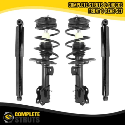 Front Complete Strut Assemblies & Rear Gas Shocks for 2013-2019 Nissan Sentra - Image 1 of 4