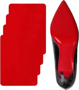 Ashoeset Red Bottoms Shoe Sole Protector, 4 Pcs Self-Adhesive Shoe Bottom Protec - Picture 1 of 2