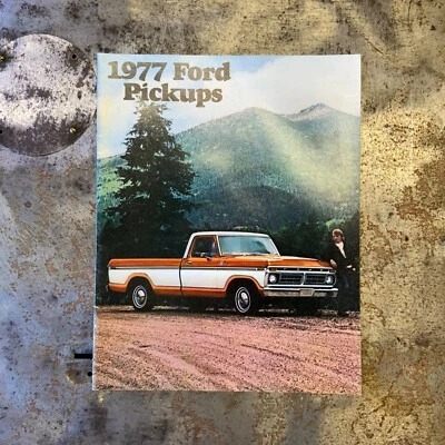 Folleto de camioneta Ford 1977 F150 F250 F350 folleto de concesionario Dentside original Ford Foto 1 de 2