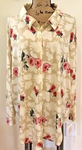Blusa tejida floral rosa LuLaRoe Valentina 2XL para mujer L/S - Imagen 1 de 12