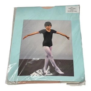 Spandex Girls Tights Thea Pink 8-10 Dance Ballet - Picture 1 of 24
