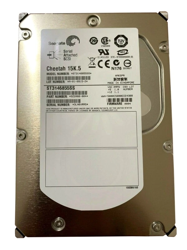 ST3146855SS 9Z2066 Hard Drive 146.8Gb 3.5 SAS - Image 1 of 1