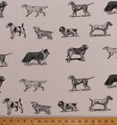 52 Zoll Baumwollmischung schwarz Hunde im Winter weiß gerippt T-Shirt Strickstoff D339.08