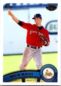 2011 Topps Pro Debüt Drew Maggi #327 State College Spikes - Bild 1 von 2