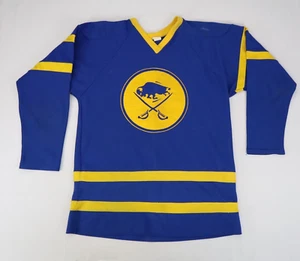 Vintage BUFFALO SABRES Jersey Size S Replica 70s 80s Lafontaine #16 Printed - Picture 1 of 10
