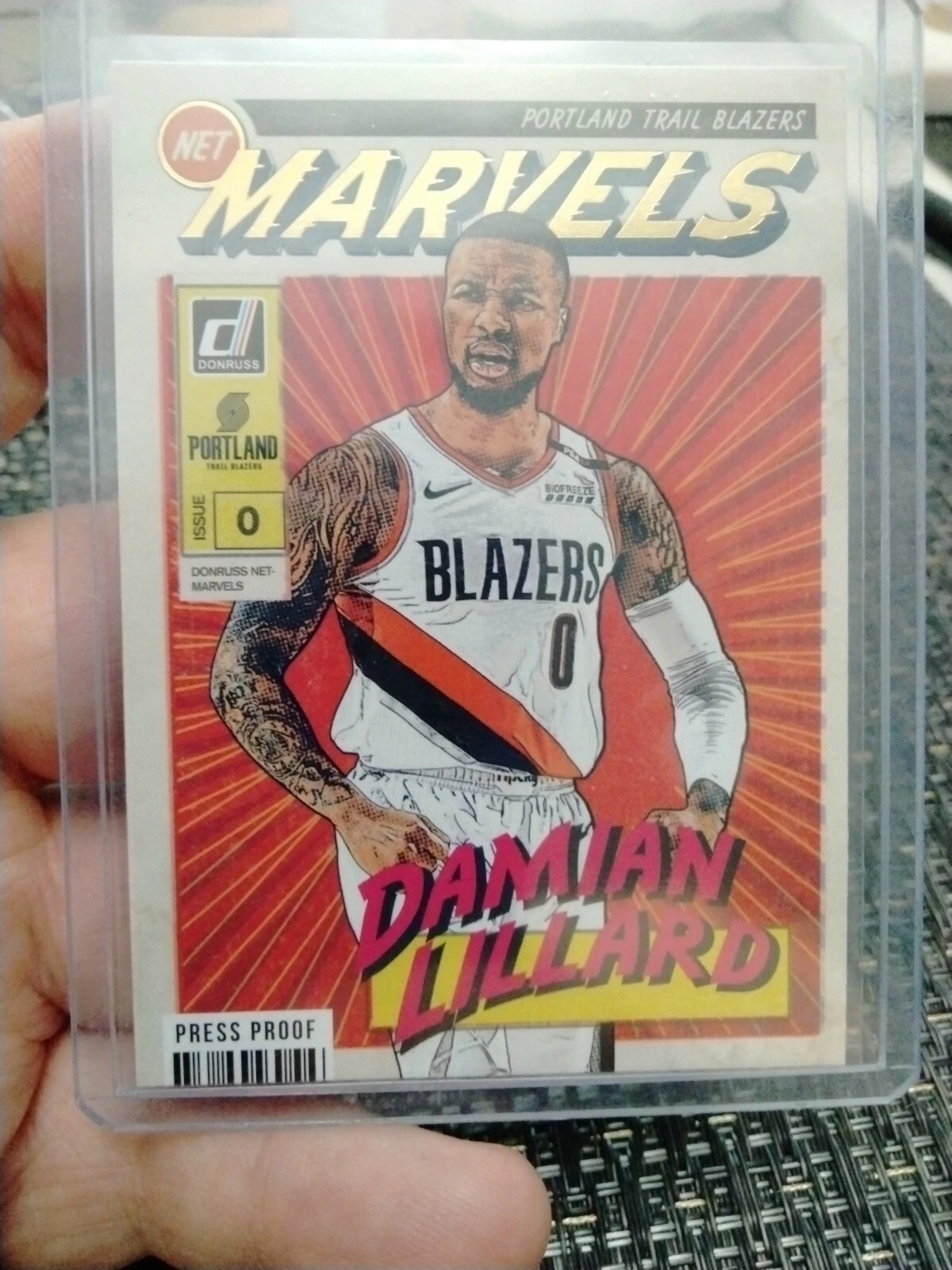 2019 Damian Lillard Donruss Marvels Press Proof Sp 🔥🔥🔥