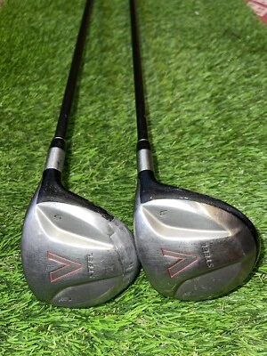 TAYLORMADE V-СТАЛЬ 3 + 5 ВУДОВ, TAYLORMADE ЖЕНЩИНЫ FLEX ГРАФИТОВЫЕ СТЕРЖНИ - Изображение 1 из 4