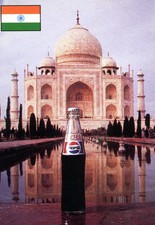 PEPSI AROUND THE GLOBE 2000 DART PROMO CARD P1