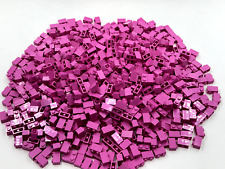 LEGO Pack of 100x New Dark Pink Brick 1 x 2 BULK BRICKS