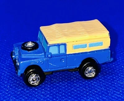 Vintage Micro Machines Land Rover Blue with Tan Top 1994 LGT - Image 1 of 4