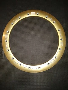 16" Weld Racing Wheels GOLD Beadlock Rings Original 18 Bolt Made in the USA New - Picture 1 of 6