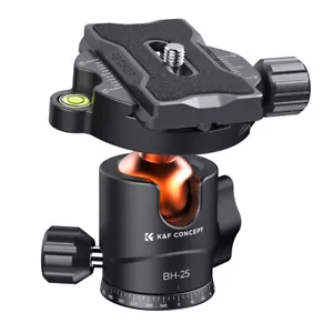 K&F CONCEPT BH-28L Ballhead Tripod Mount 28mm Large Ball Head D9G1 - Picture 1 of 9