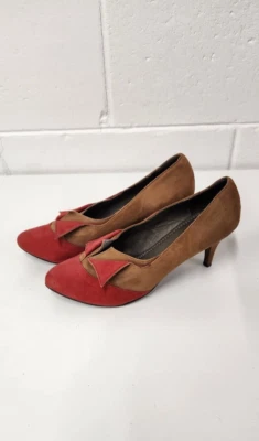 Tacones retro de gamuza Kaila Anthropologie Pilcro And The Letterpress para mujer, talla 8 Foto 1 de 4