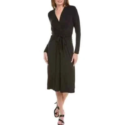CABI Women Long Sleeve Dress 4262 Sz M Black Pullover Dishy Midi Work 28-11 - Image 1 of 4
