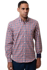 camisa de cuadros de hombre