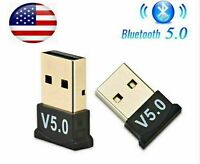USB Bluetooth 5.0 Wireless Audio Music Stereo Adapter Dongle receiver For TV PC