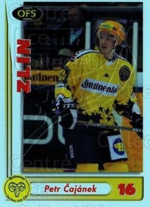 2001-02 Czech OFS Blue Inserts #18 Petr Cajanek