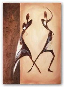 Island Ladies IV Alfred Gockel Abstrakter Kunstdruck 20x28 - Bild 1 von 1