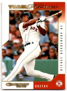 2003 DONRUSS TEAM HEROES RICKEY HENDERSON BOSTON RED SOX #80