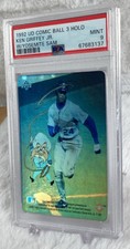 1992 Upper Deck Comic Ball 3 Holograms  Ken Griffey Jr. w/ Yosemite Sam PSA 9