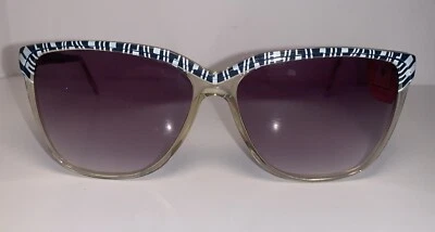 复古 Visual Scene 太阳镜 1980 年代复古女式 Rockabilly Punk NOS 1987 — 第 1/4 张图片