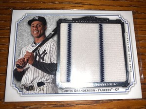 2012 Topps Museum Collection Jumbo Relic Curtis Granderson 40/50 New York Yankee